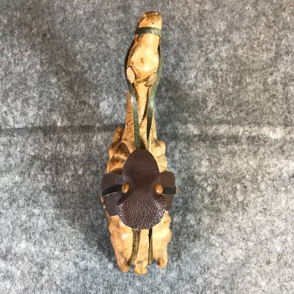 Handmade Leather Camel Statue - Picture 7 of 8